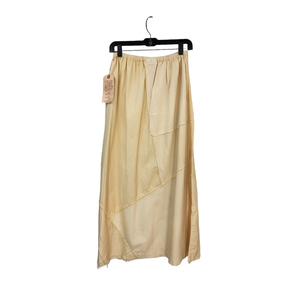 Homefrocks Women's Solid Patchwork Maxi Skirt - Picture 1 of 5